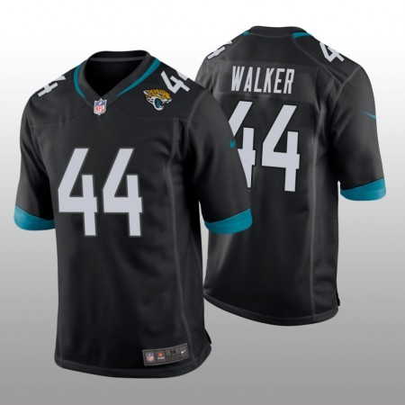 Maillot Homme Jacksonville Jaguars Travon Walker 44 Game Noir 2022 NFL Draft